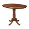 International Concepts 36 in. Round Extension Dining Table with 4 Emily Counter Height Stools - 5 Piece Set K581-36RXT-S6172-4 - alternate 3
